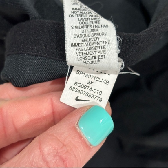 Nike Pro Training Indy light support sports bra in black Womans size 3X - Picture 9 of 11